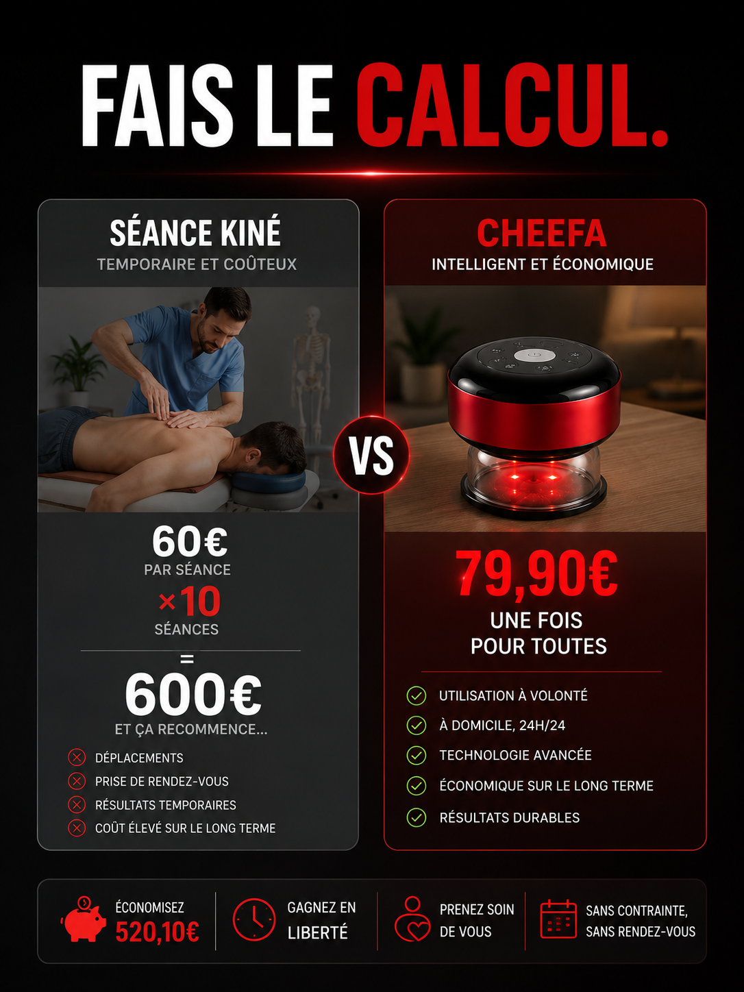 CHEEFA™ Smart Cupper – Ventouse Électrique